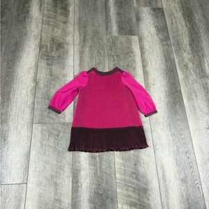 Baker Baby Magenta Pleated Dress‎